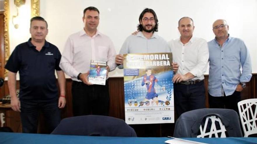 Presentación del Memorial Nacho Barberà que empieza hoy.