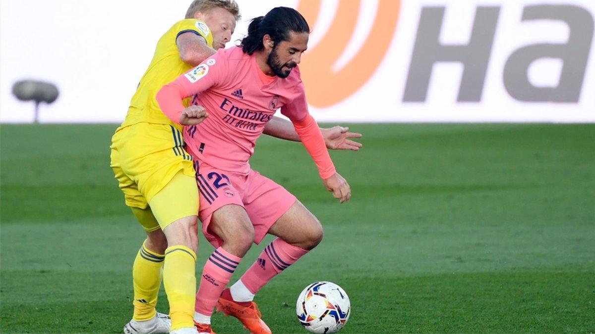 Isco no aprovechó la oportunidad ante el Cádiz