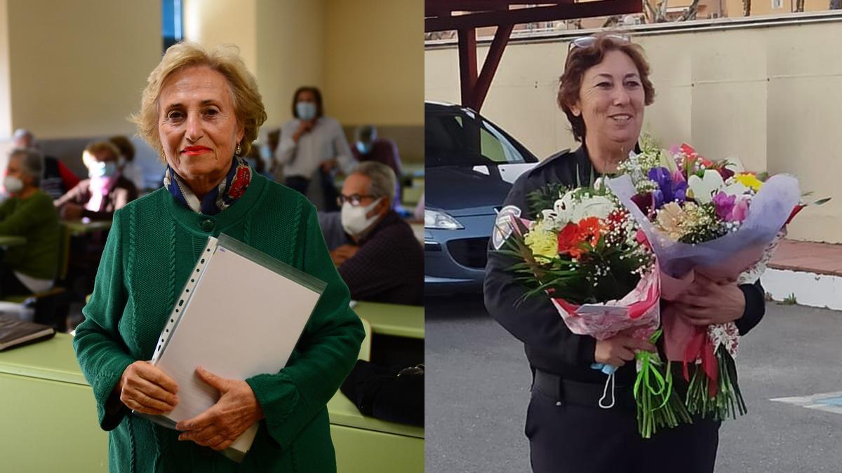 María Antonia Rivero (izquierda) e Isabel Ramos, que recibirán un homenaje en Plasencia.