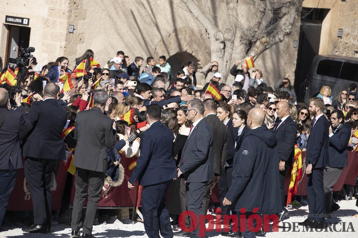 Visita de los reyes de España a Caravaca (explanada de la Basílica)