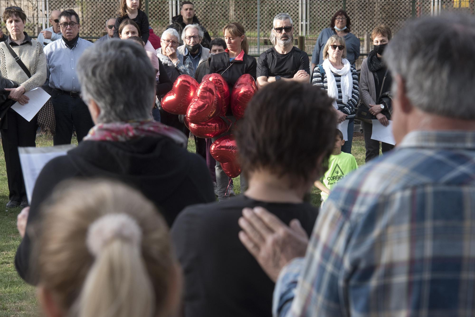 Homenatge a Jordina Martínez al Parc de l'Agulla