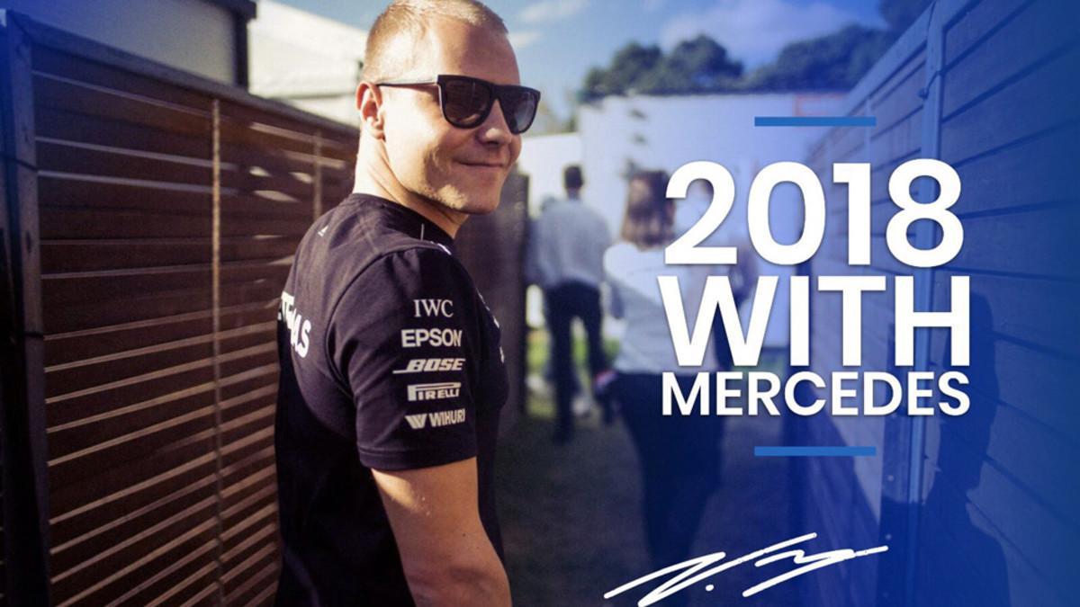 Bottas, un año más con Mercedes