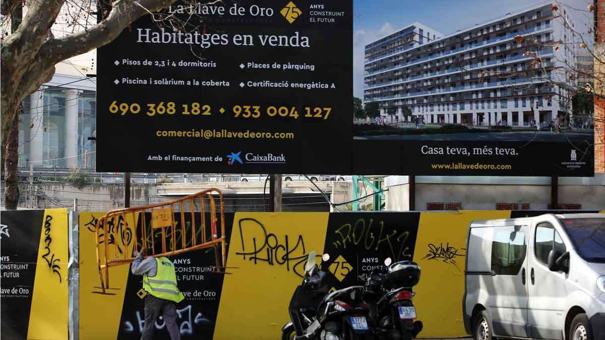 Promoción de pisos en venta en el barrio de Poblenou, en Barcelona