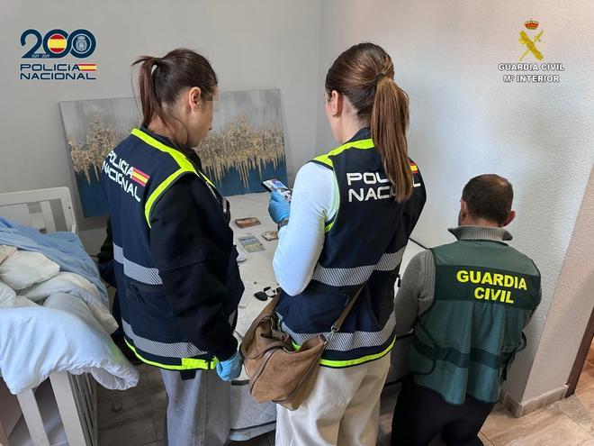 Policía Nacional y Guardia Civil desarticulan una red en Tenerife que falsificaba documentación de coches de alta gama robados