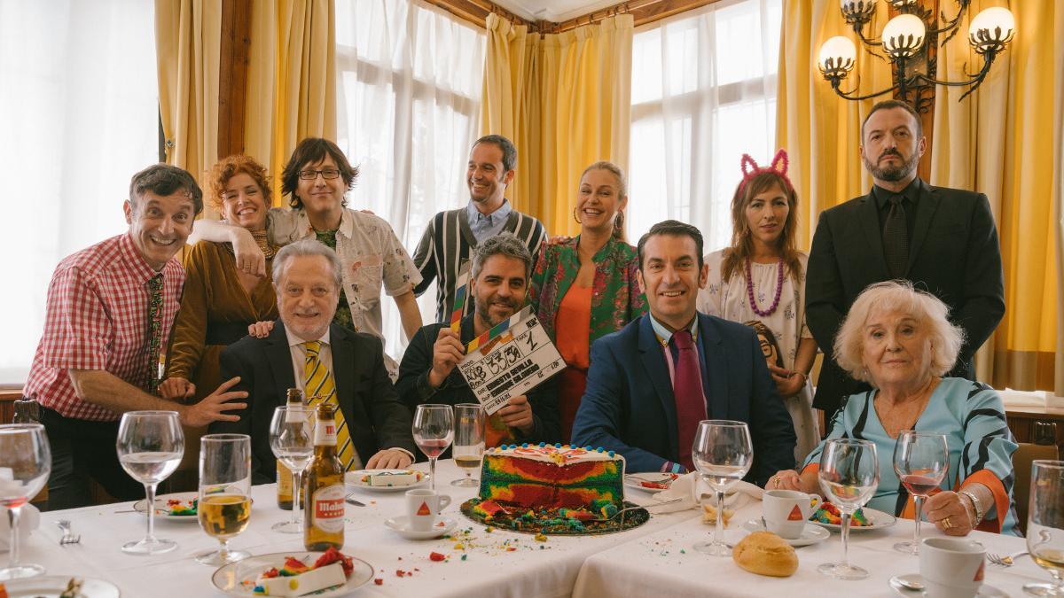 Los actores de 'Camera café: la película', en el inicio del rodaje