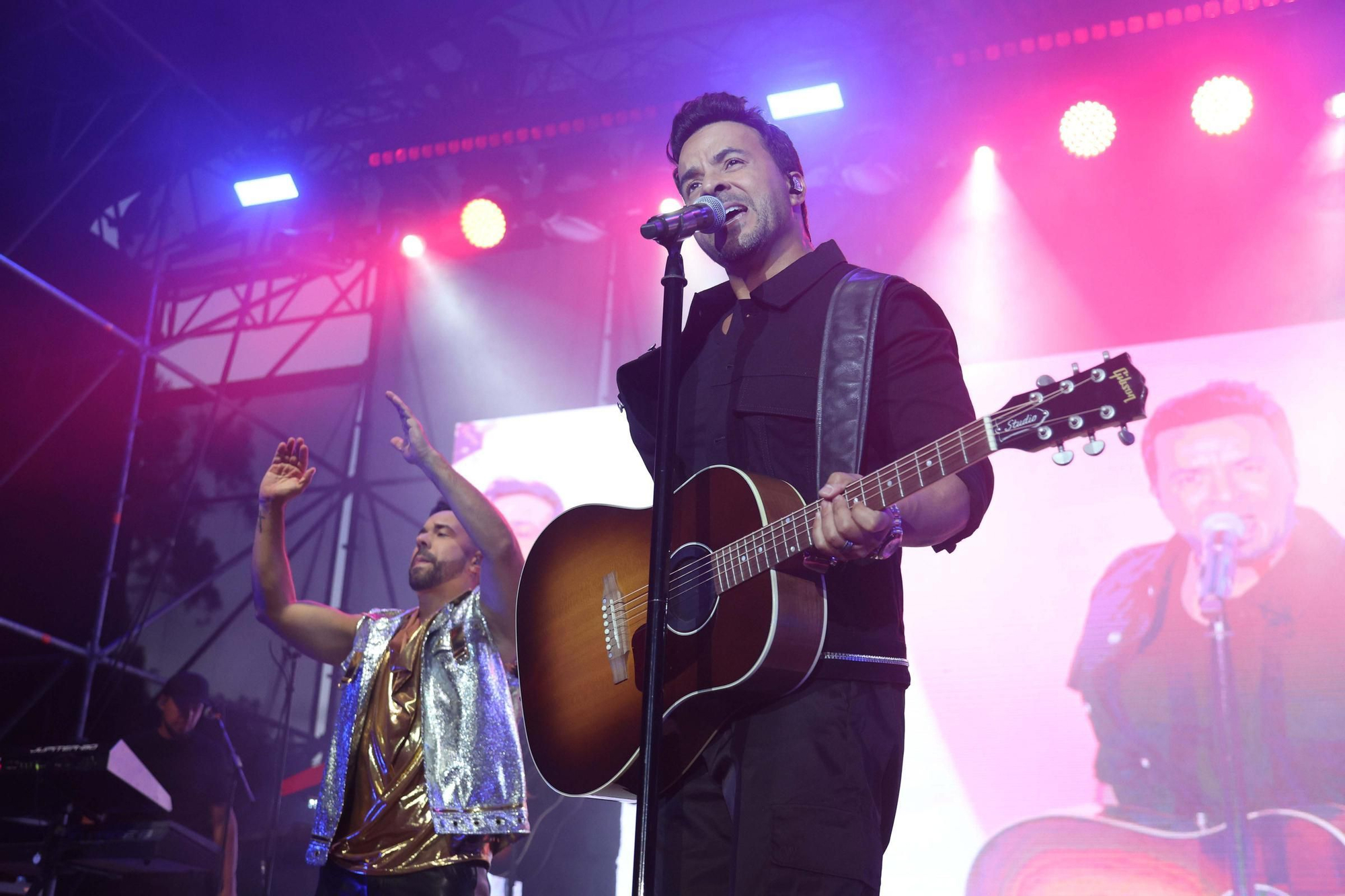 Concierto de Luis Fonsi en el parque de Santa Margarita, en el ciclo Son do Nordés