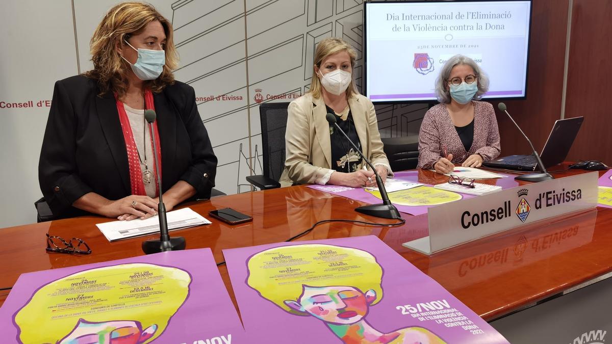 Presentación de los datos obtenidos por la Oficina de la Mujer del Consell de Ibiza respecto a las mujeres atendidas por violencia de género en 2021.