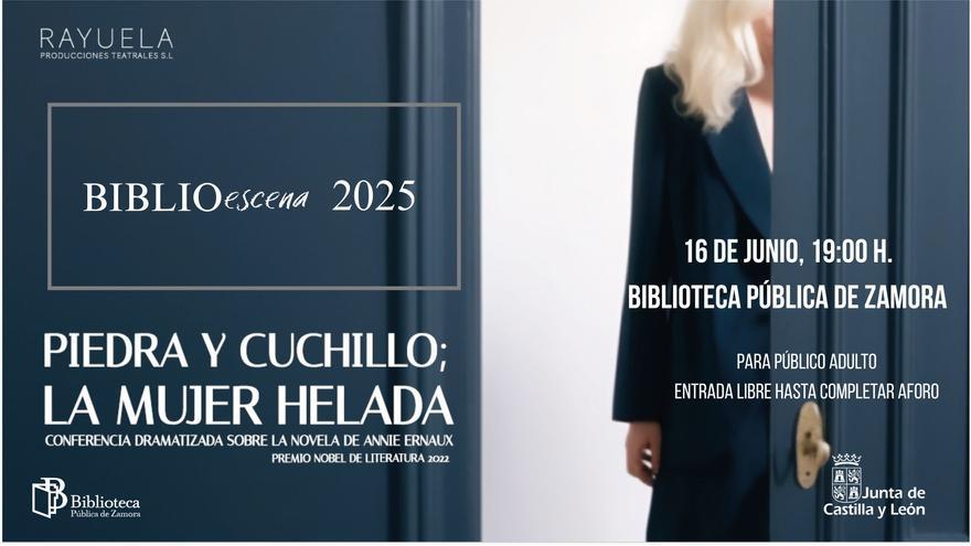 Biblioescena &quot;Piedra y cuchillo; La mujer helada&quot;