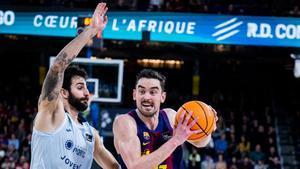 Ricky Rubio y Tomas Satoransky, en el Barça - Penya de la primera vuelta