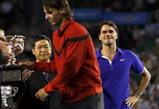 El día que Federer lloró en una pista tras perder el Open de Australia contra Nadal en 2009