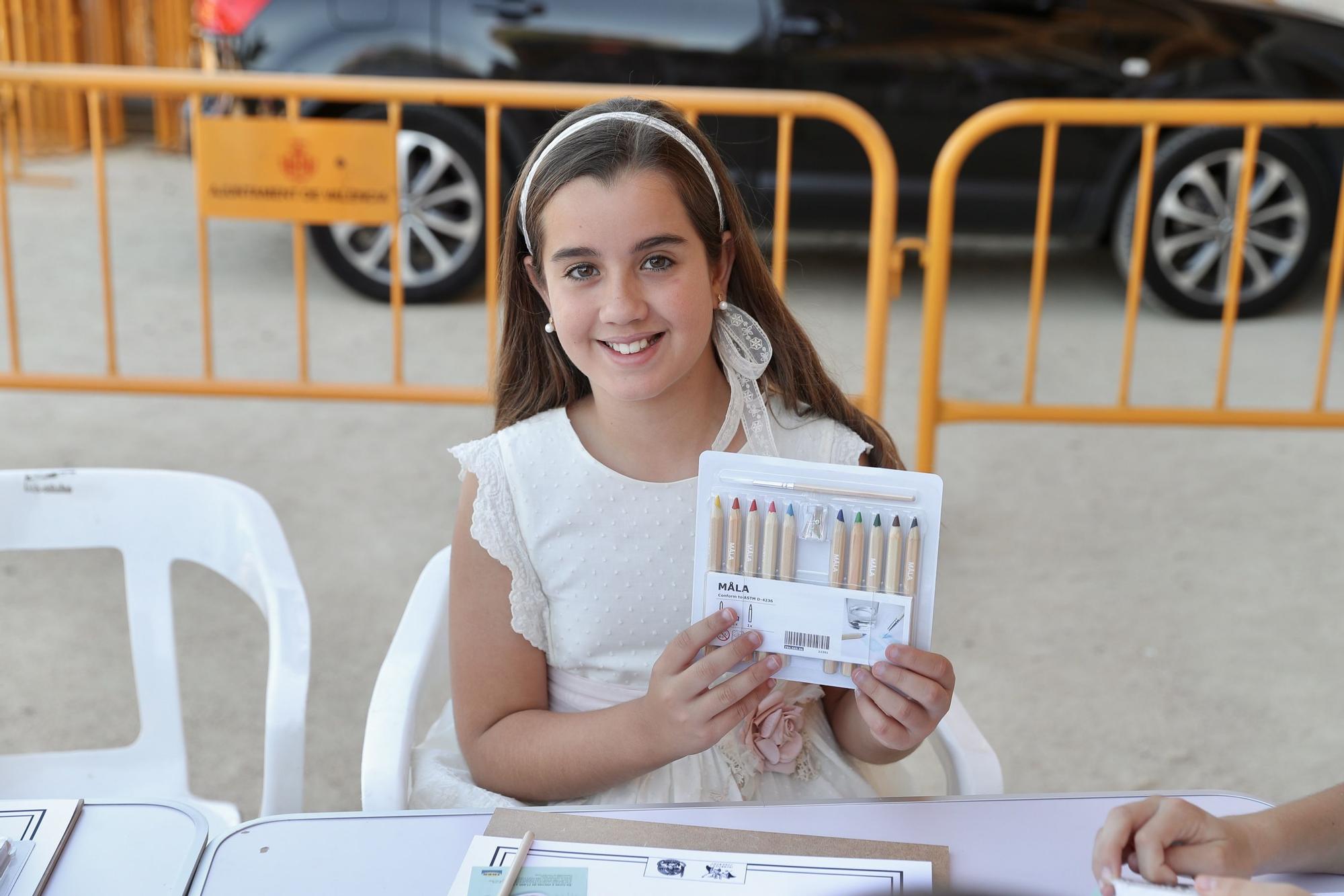 Los falleros infantiles recuperan el concurso de dibujo