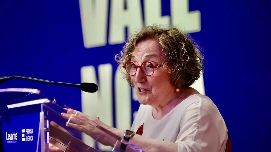 Discurso de Anna Lluch tras ser premiada como Valenciana de l'any por Levante-EMV