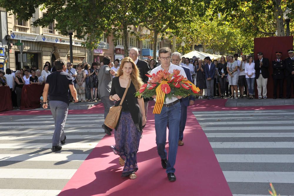 Les ofrenes de la Diada a Manresa