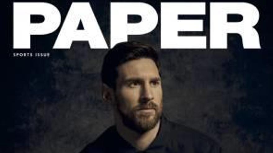 Leo Messi i el Boc a la portada de la revista nord-americana Paper