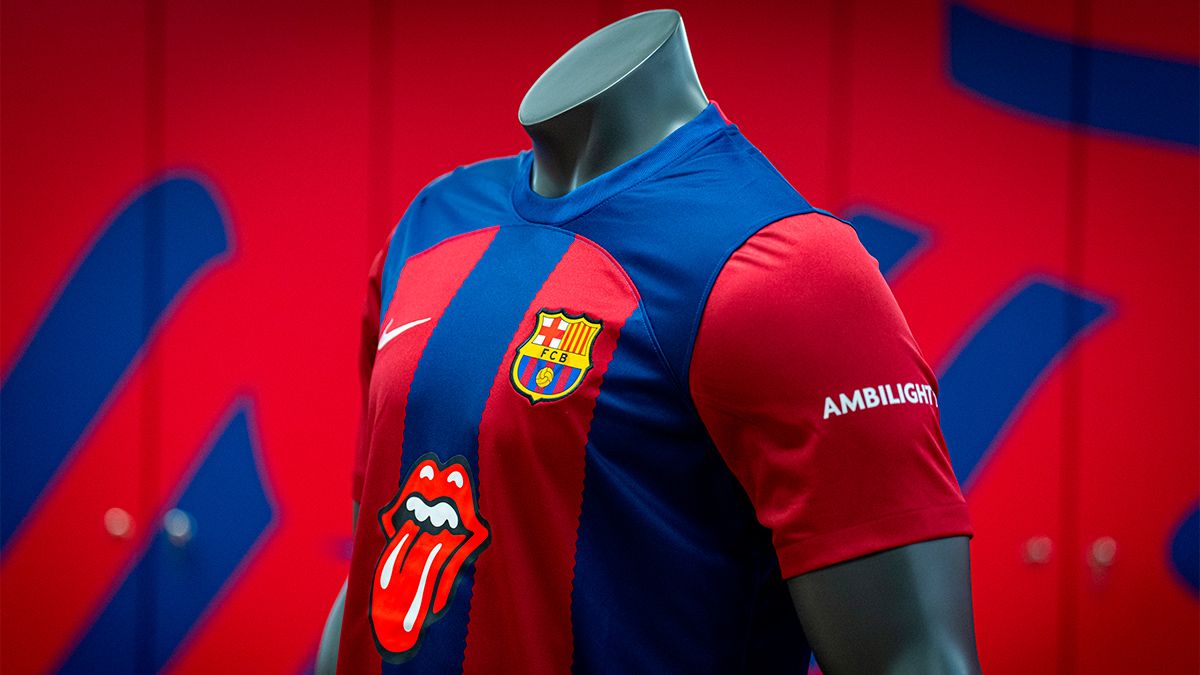 Camiseta FC Barcelona | ¿Cuánto cuesta y dónde se puede comprar la camiseta  del Barcelona con el logo de los Rolling Stones?
