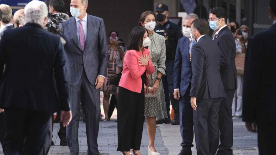 Visita del Rey al Parlamento de Canarias.