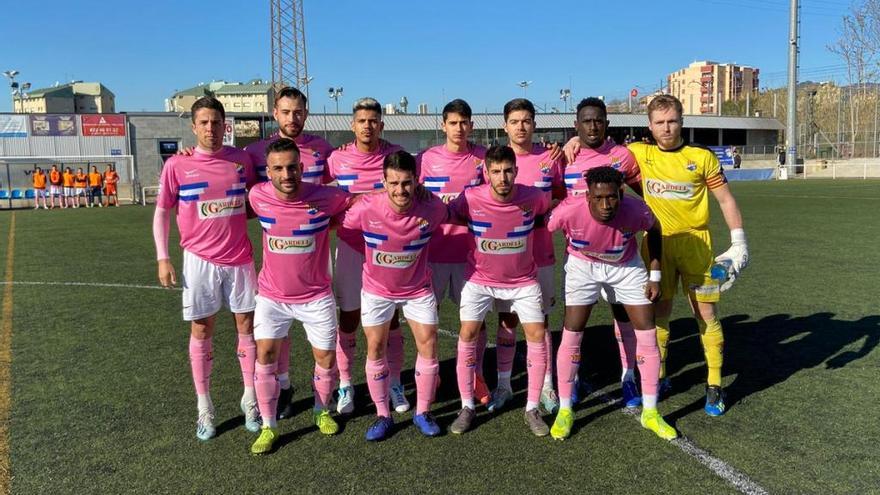 L&#039;equip que ha saltat al camp del San Cristóbal.