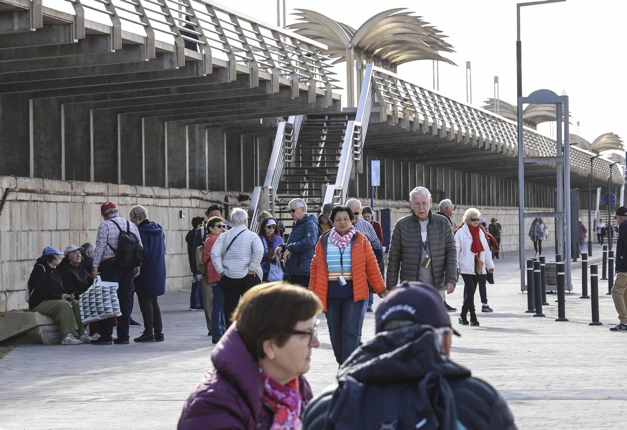 Primeros cruceristas del año en Alicante