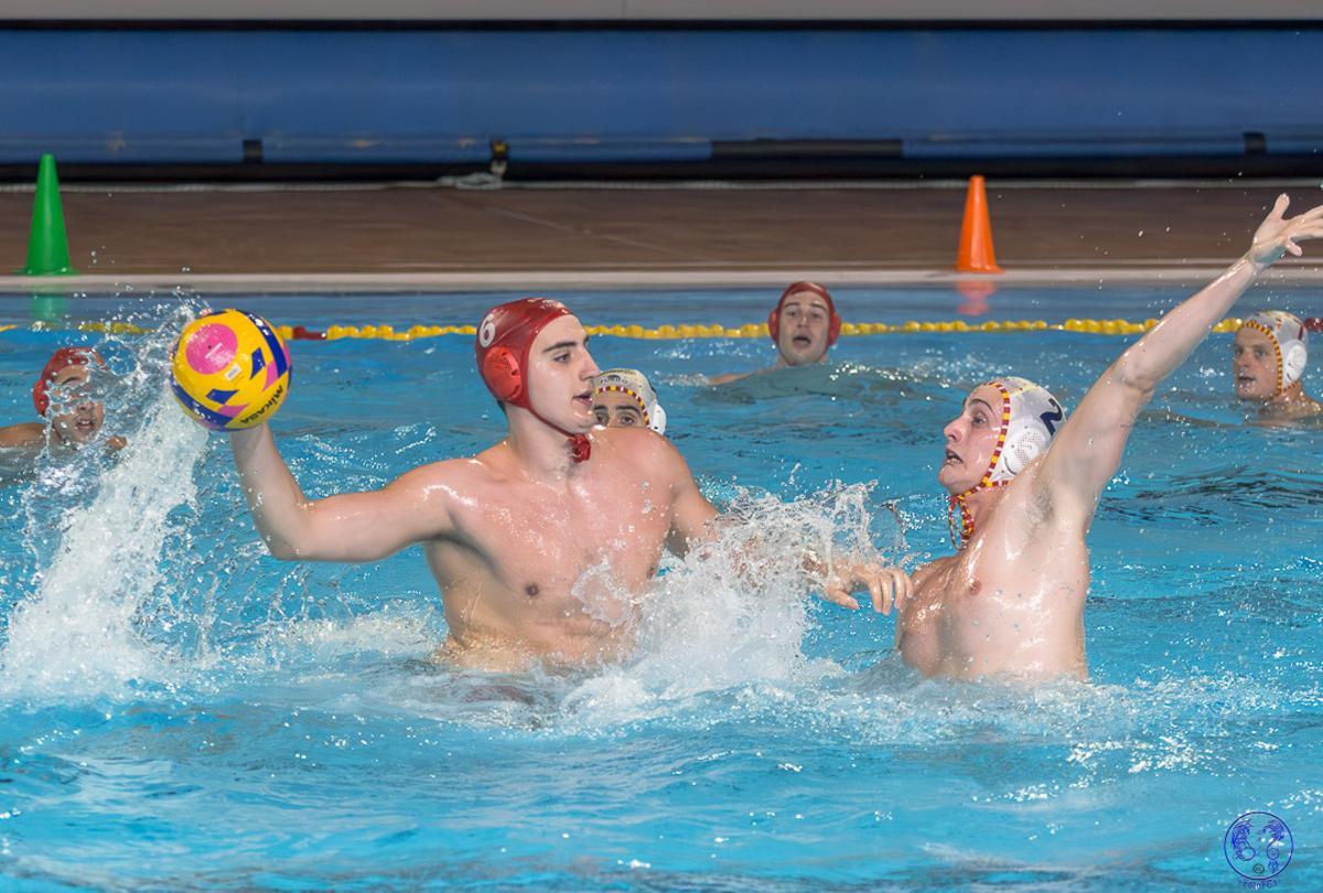 Entrenamiento de la selección española de waterpolo en Mallorca