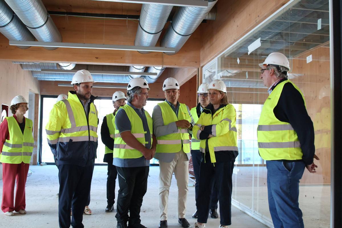 La vicepresidenta segunda, Isabel Blanco, visita las obras del Centro Cívico de Zamora