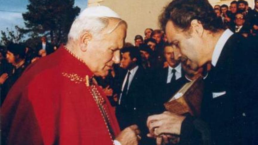 El Papa Juan Pablo II también visitó el lugar «más desolado»