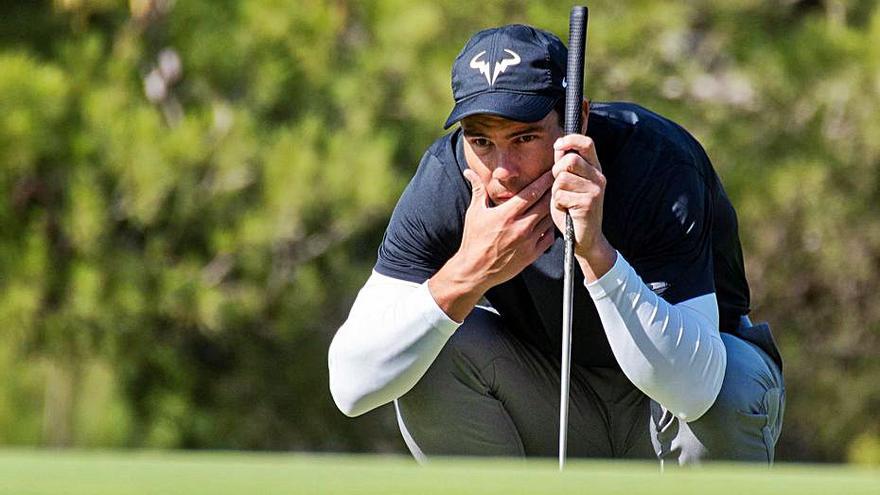 Rafa Nadal llega séptimo a la última jornada del Balear de profesionales de golf