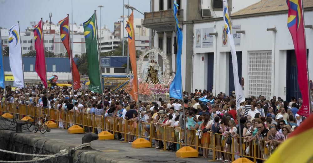 Procesión marítima de la Virgen del Carmen