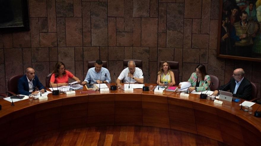 Los cabildos respaldan por unanimidad el uso obligatorio de las mascarillas en los centros sociosanitarios de Canarias