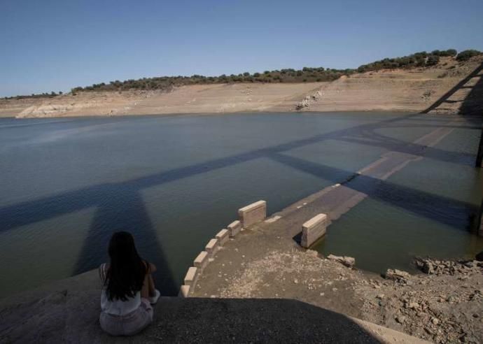 Sequía en Zamora: Embalse de Ricobayo