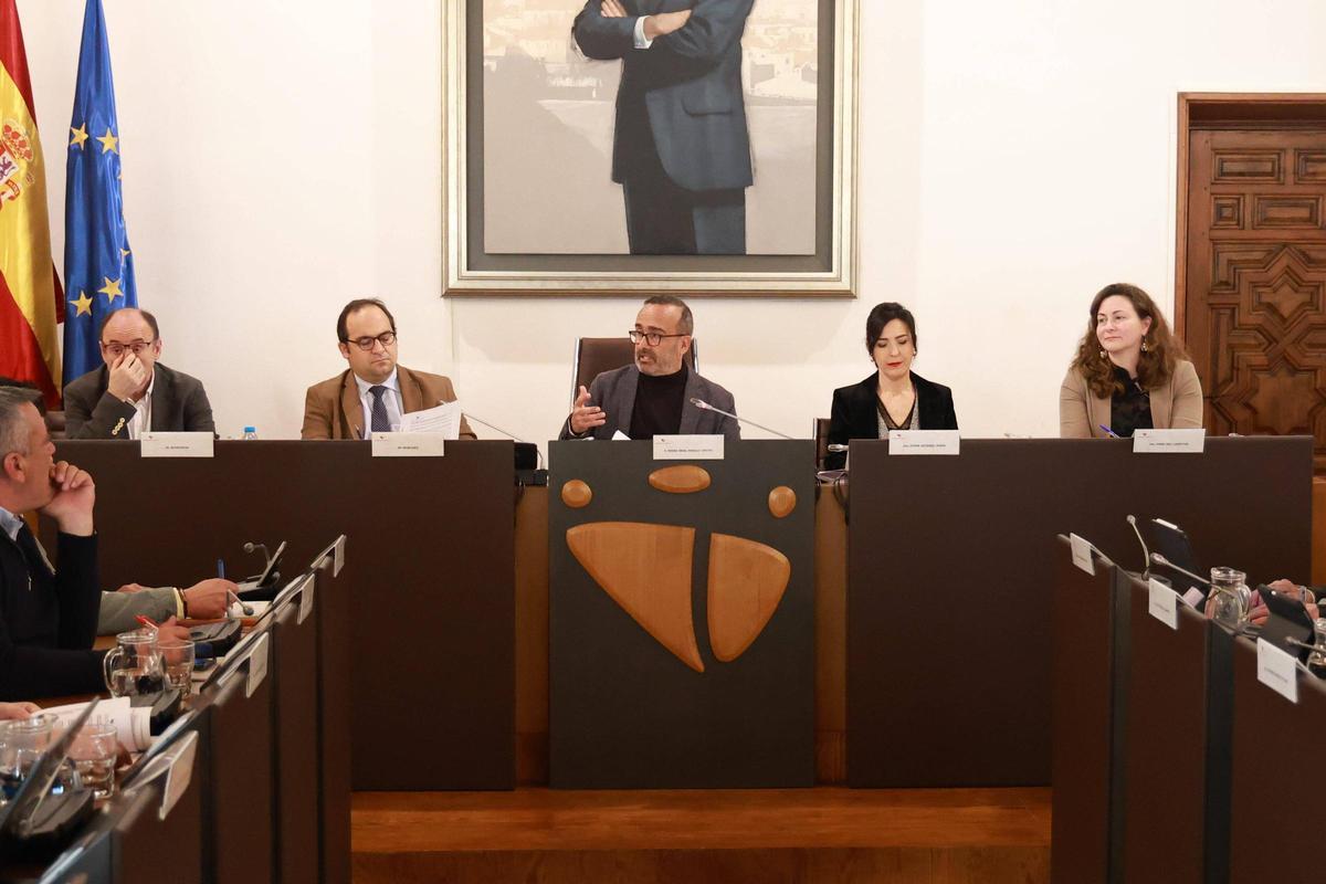 La mejora de la vida en las zonas rurales como protagonista del pleno en la Diputación de Cáceres