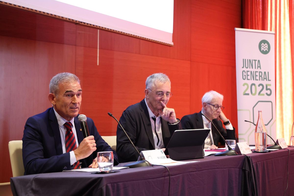 D'esquerra a dreta, Lluís Gené, Enric Torres i Pere Ribera