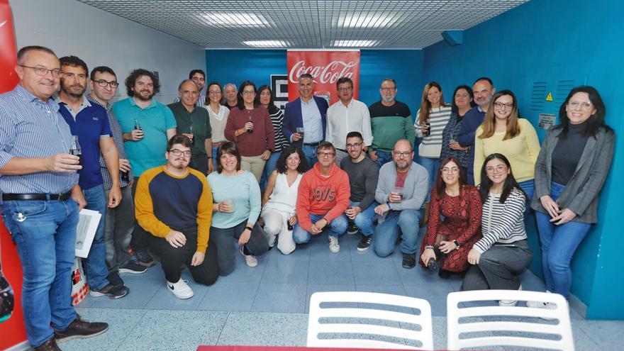 Coca-Cola felicita a los trabajadores de INFORMACIÓN por el patrón de los periodistas con un almuerzo