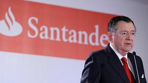 El Conseller Delegat del Santander, Alfredo Saenz.