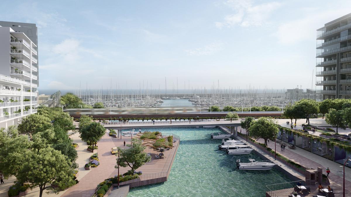 El proyecto más ambicioso. El canal de Badalona y su conexión definitiva con el puerto de la ciudad.