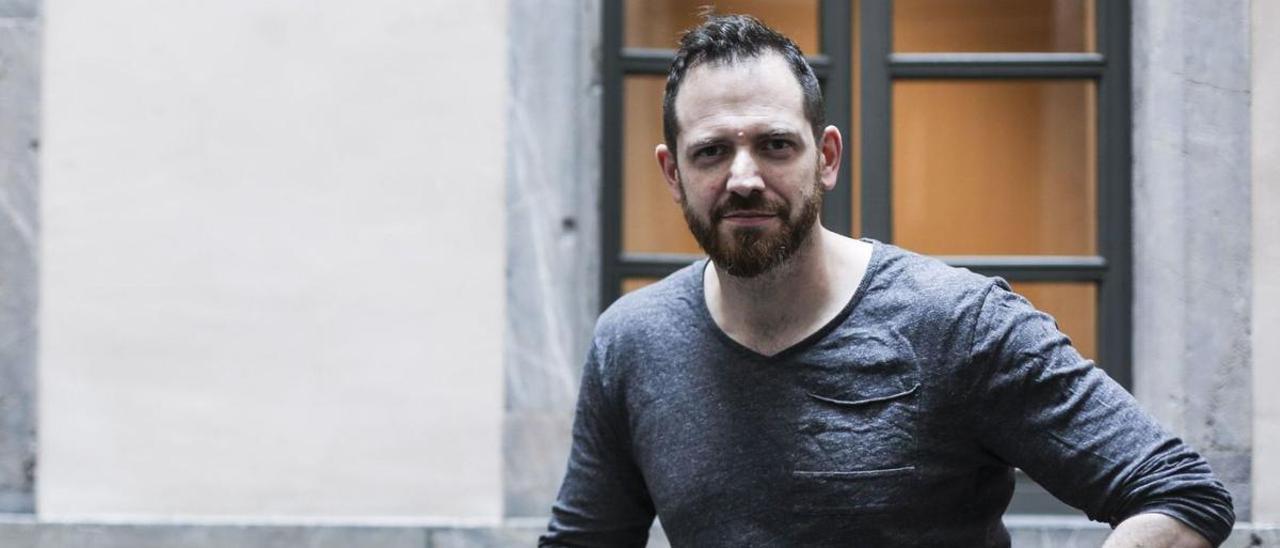 El escritor Joe Abercrombie, en Avilés. | Julián Rus