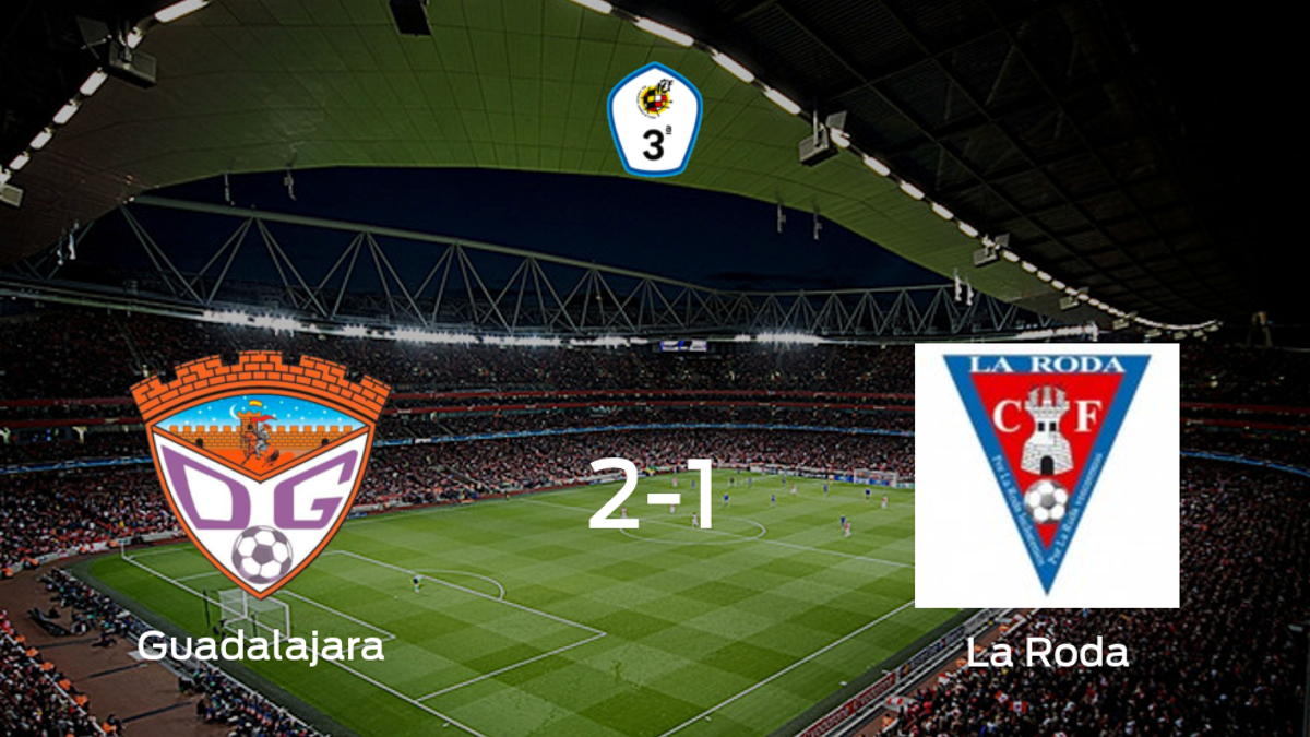 El Guadalajara vence 2-1 a La Roda y se lleva los tres puntos