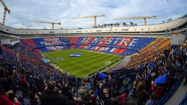 "El nostre camí", el espectacular mosaico del Camp Nou para animar al Barça femenino