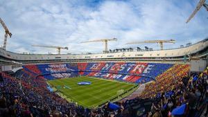El nostre camí, el espectacular mosaico del Camp Nou para animar al Barça femenino