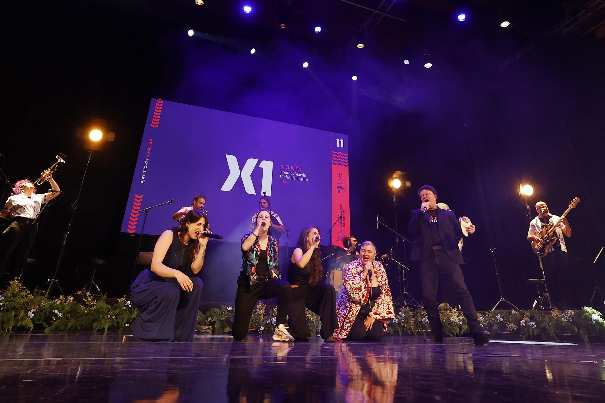 Pontevedra. Entrega de los premios de la música gallega Martín Códax.