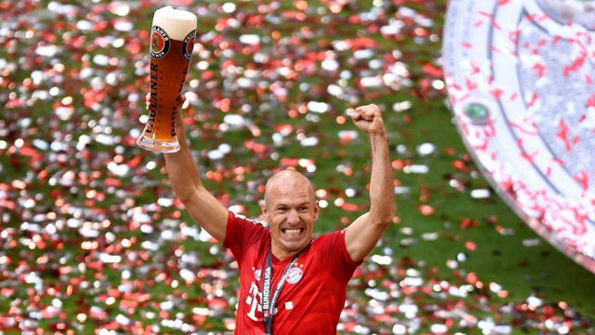 Robben vuelve a entrenar con el Bayern... telemáticamente