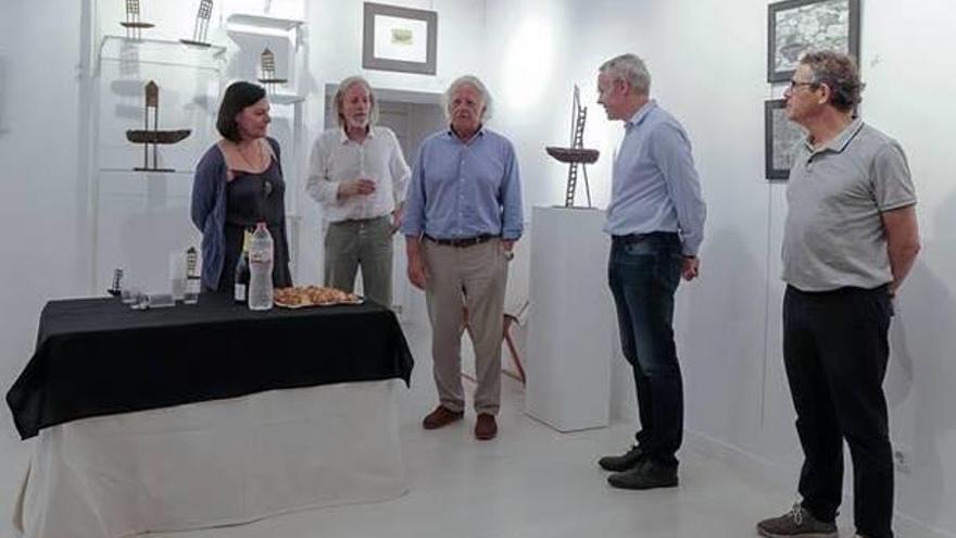 La inauguració de l&#039;exposició «Un mar de pedres» a Art3 Puigcerdà