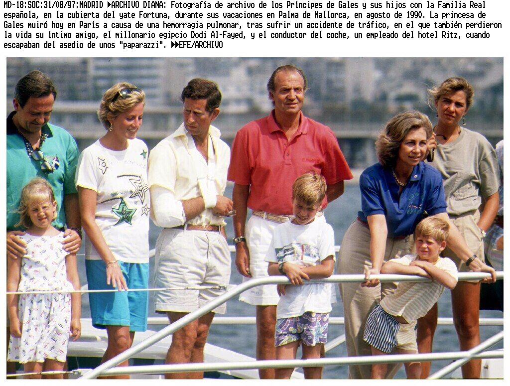 Prinzessin Diana im Mallorca-Urlaub