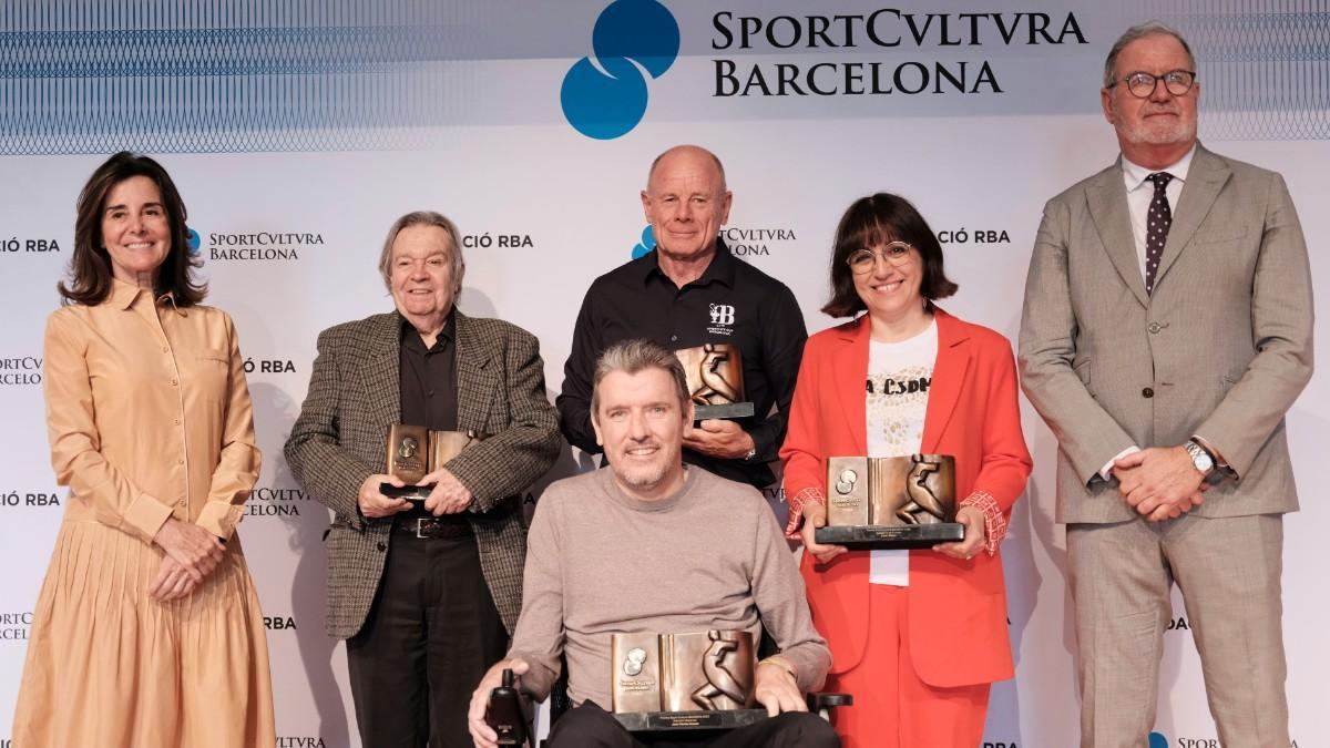 Los galardonados con los premios Sport Cultura Barcelona 2022