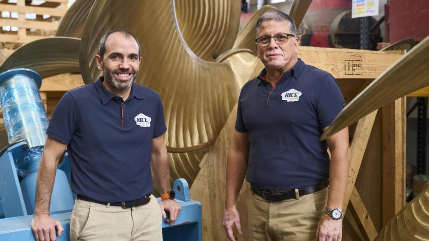 Adrián Sarasquete, director gerente de Vicusdt, junto a Ramsés Herrera, que liderará el equipo comercial de Rice Propulsion.