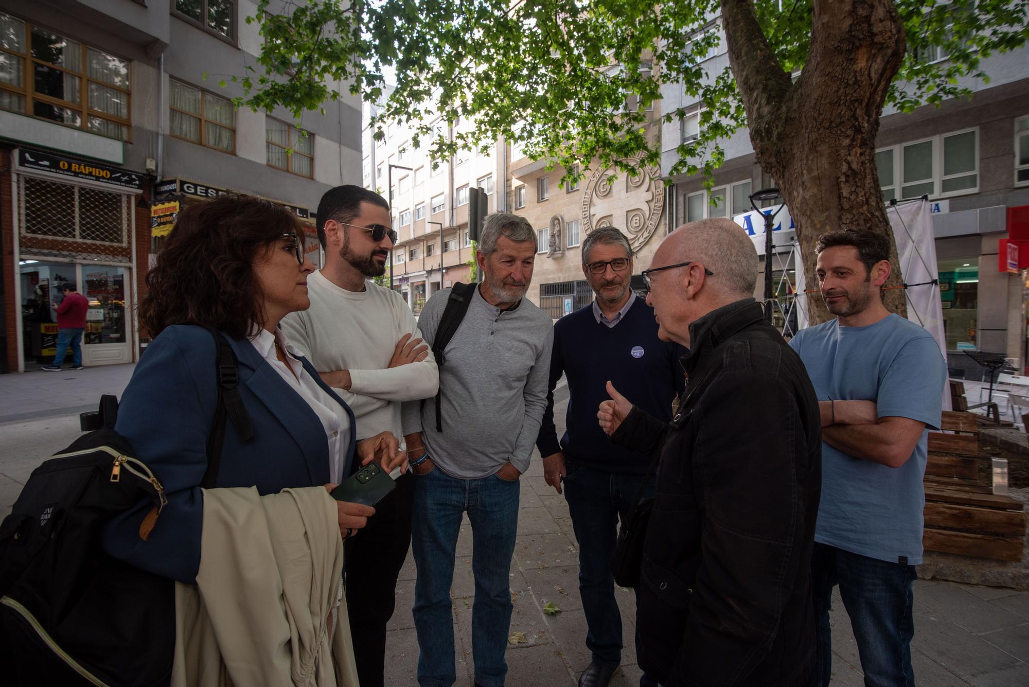 Elecciones municipales en A Coruña: acto de Por Coruña en Os Mallos