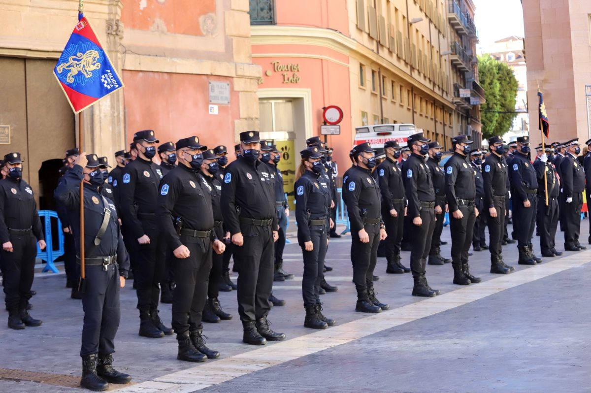 La Policía Local de Murcia celebra en Belluga los actos de su patrón, San Patricio