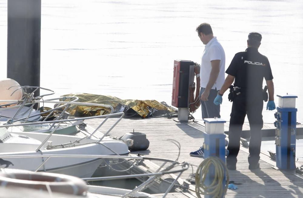 Hallan un cadáver en la ría de Avilés