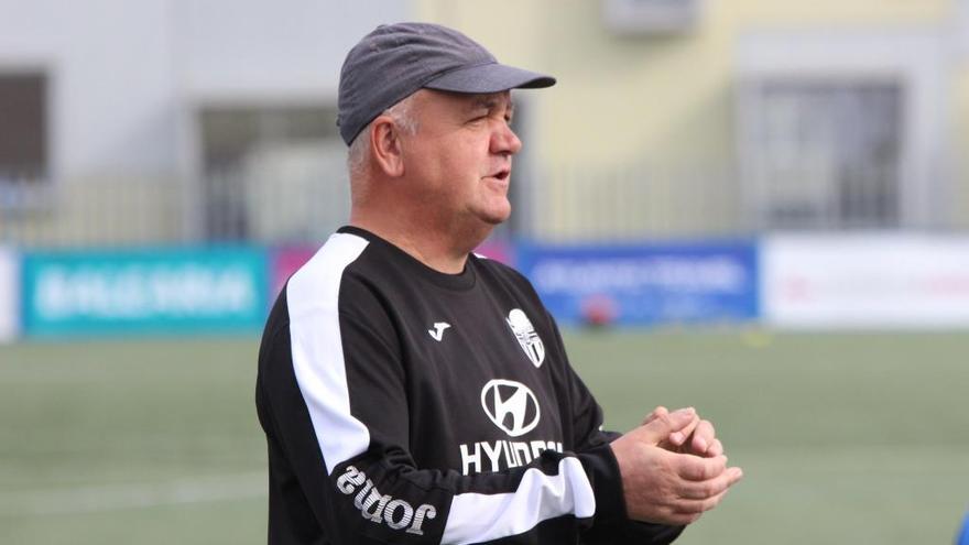 Manix Mandiola,durante un entrenamiento en Son Malferit.