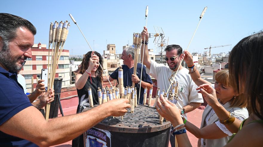 La Nit de l’Albà de Elche batirá récords con el disparo de 2,7 toneladas de material pirotécnico