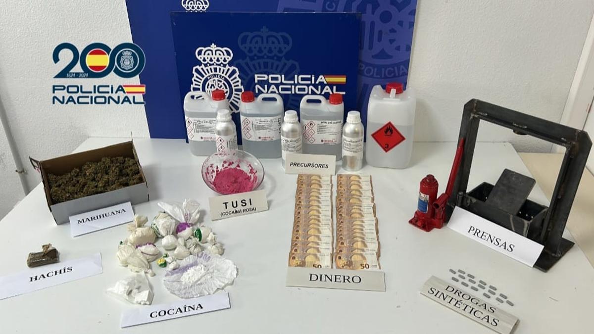 Laboratorio de cocaína en Tíncer